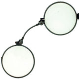 Victorian Gunmetal Expandable Lorgnette Glasses