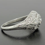 Art Deco 18kt Diamond Engagement Ring .50ct