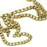 Victorian Sterling Gilt Citrine & Seed Pearl Long Necklace