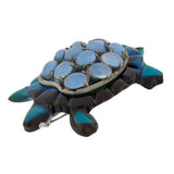 Vintage Large Bakelite & Faux Chalcedony Tortoise Pin