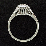 Art Deco 18kt Diamond Engagement Ring .27ct