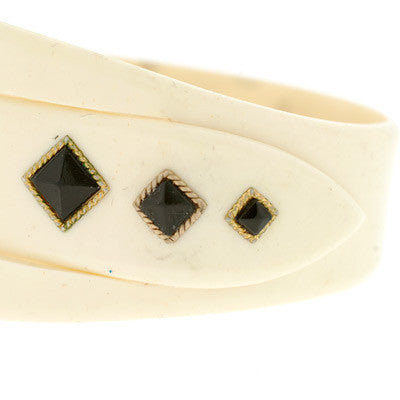 Art Deco Celluloid Buckle Bracelet