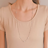 Estate 14kt Gold 4.50ctw 'Diamonds by the Yard' Chain Necklace 31"