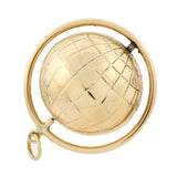 Vintage Large 14kt Spinning Globe Charm/Pendant